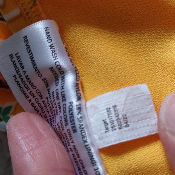 NWT Rhode For Target XXL Yellow Floral Low Rise High Leg Cheeky Bikini Bottom - Picture 12 of 13